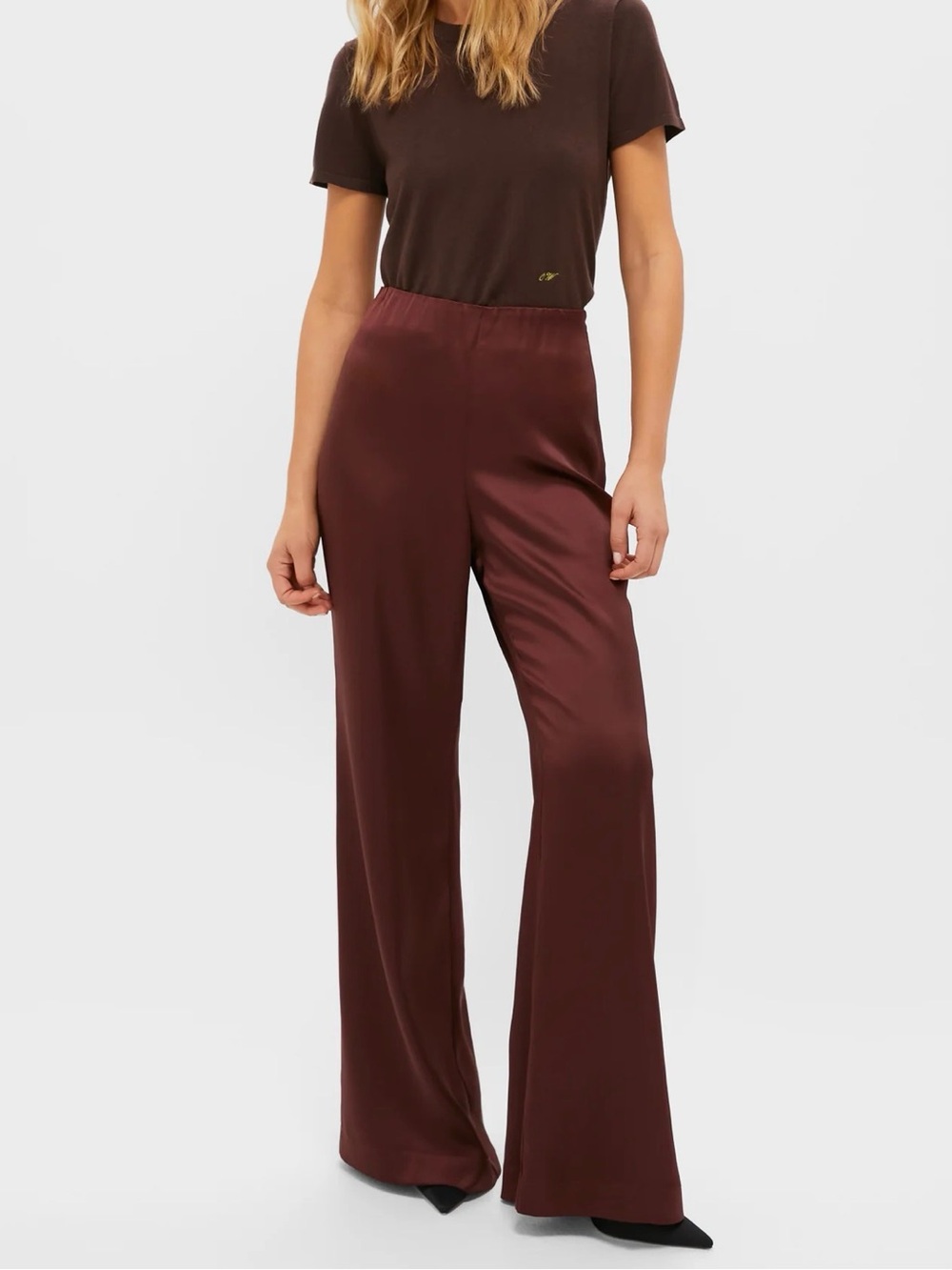 Tuckernuck Satin Wide-Leg Pants - NWT/Small